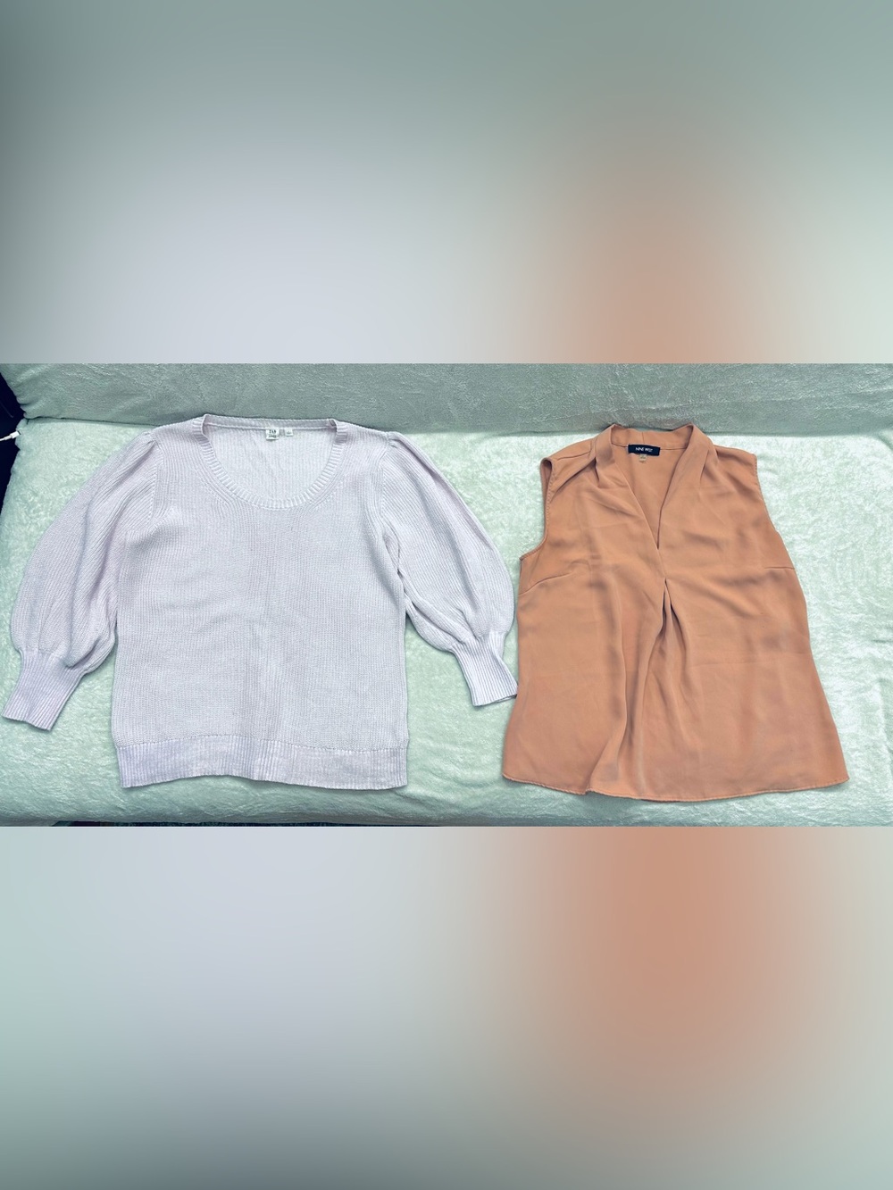 Lot Women Tops T-Shirts Size L Nine West , Gap Excellent Condition